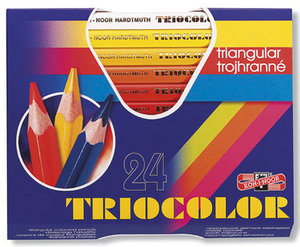 Színes ceruzák  Tricolor vastag lakkozott, 24 színben-1